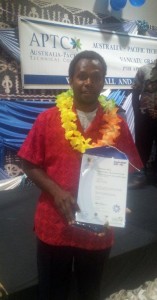 Vanuatu Jerry-a-graduate-from-APTC-and-staff-member-of-Vila-Refrigeration-157x300