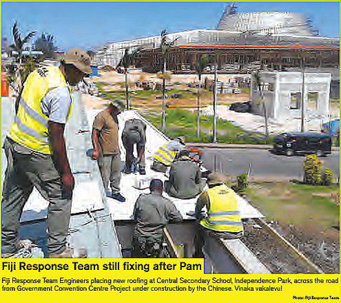 Fiji Response Team after Cyclone Pam