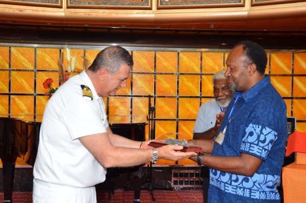 Prime Minister of Vanuatu Welcomes Costa Atlantica