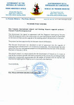 Airport advice confirmed – Letter from the Vanuatu Prime Minster