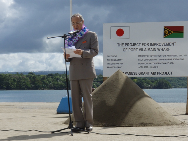 Vanuatu-Japan Wharf project launches
