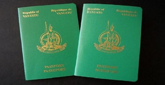 Vanuatu revenue soars from passport sales