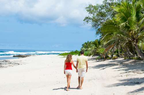 Couple on Vanuatu Beach