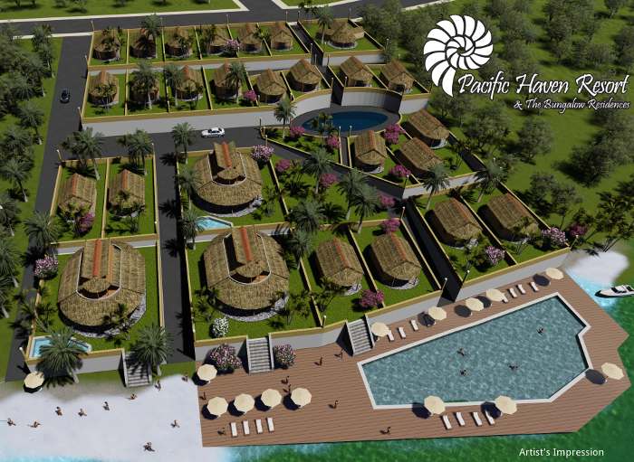 Pacific Haven Resort Artist Impression