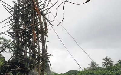 Bungee jumping in Vanuatu