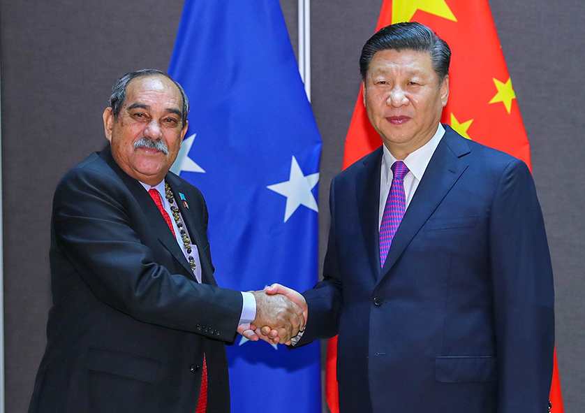 Chinese President Xi meets with leaders of seven Pacific island countries including Vanuatu