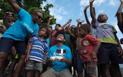 Vanuatu Vaccines Delivered From the Skies