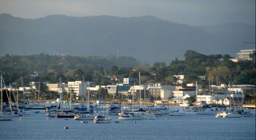 Yachts in Port Vila Harbour, Vanuatu