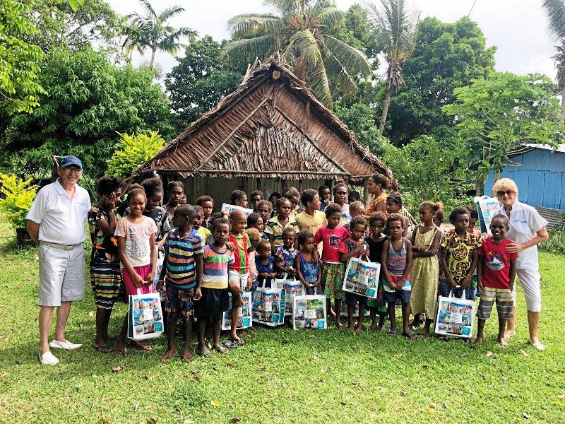 Noosa couple pack for a purpose on Vanuatu holiday