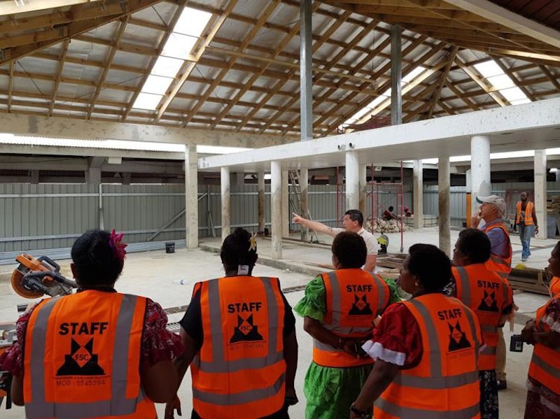 Port Vila Central Market Upgrade Underway