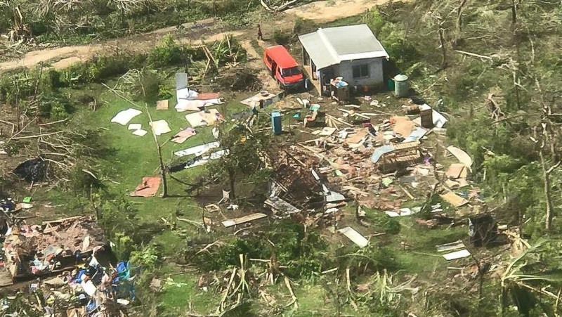 New Zealand Air Force Hercules flies to Vanuatu to assist with cyclone recovery