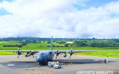 Vanuatu NDMO Approved RNZAF C130 Hercules repatriation flight