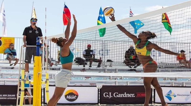 Vanuatu players boost community-based volleyball tournament