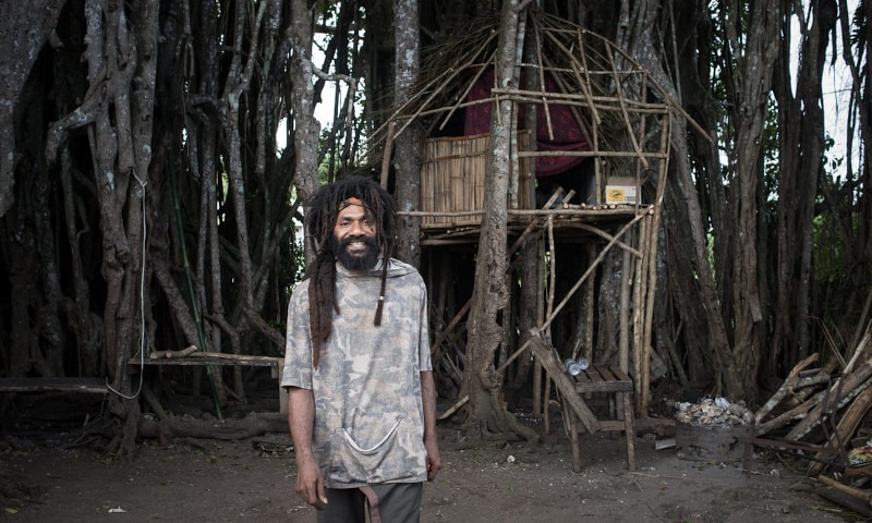 Vanuatu's treehouse troubadour on love, loss and language