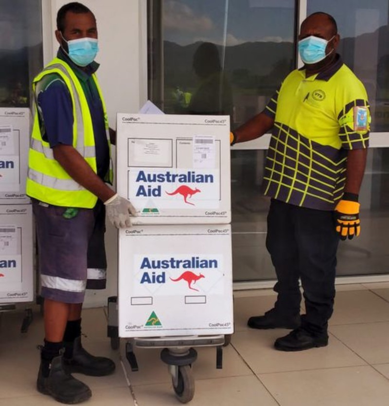 Vanuatu Receives the third batch of covid-19 vaccinations from Australia