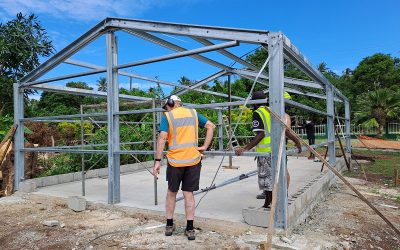 Rotarians build Vanuatu preschool