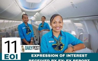 11 Expressions of Interest Received for Air Vanuatu: EY