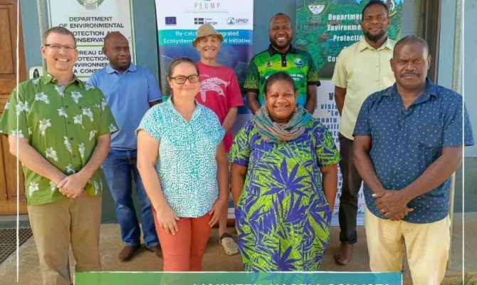 BIEM initiative supports Vanuatu coastal communities and government ridge to reef ecosystems and fisheries by-catch projects